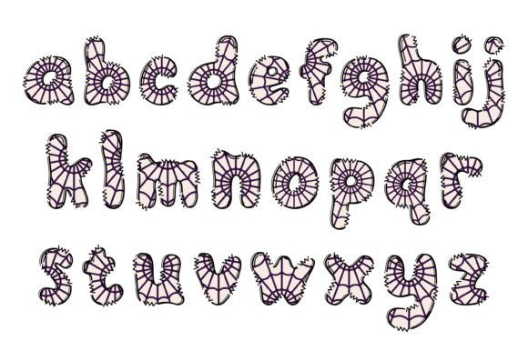 Scary Web Font PNG with transparent background - Preview 2