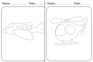 Transportation Coloring Sheets for Kids Graphic by Ahmed Sherif ...