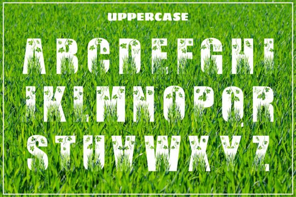 Grass Font - Preview 1