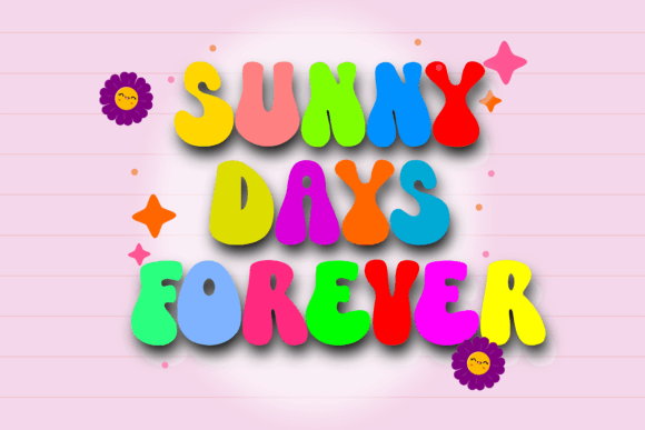 Big Flower Font - Preview 2