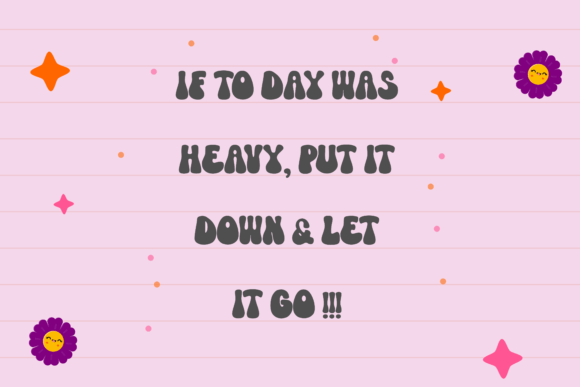 Big Flower Font - Preview 3