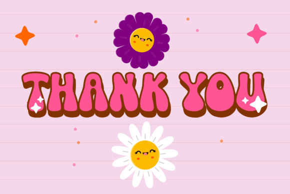 Big Flower Font - Preview 4