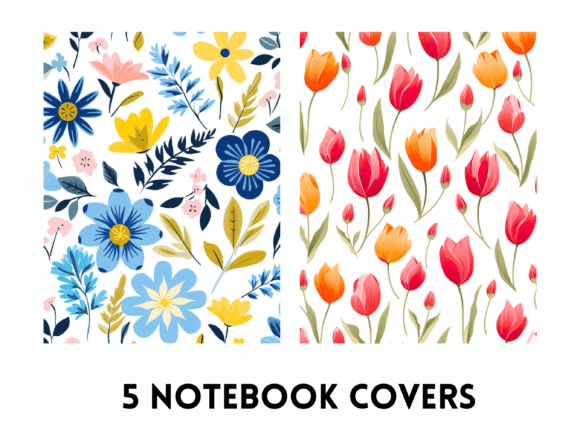 Floral Notebook Covers