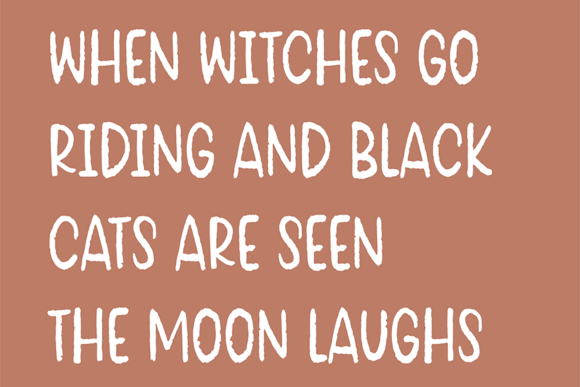 Ghost Print Font - Preview 1