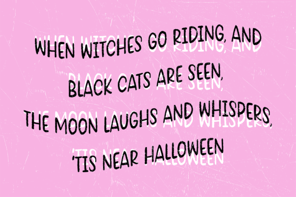 Ghost Print Font - Preview 3