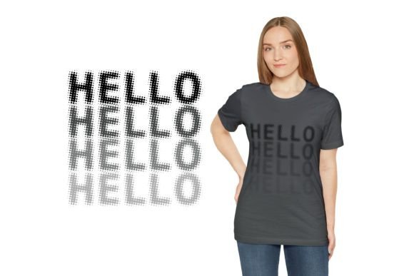 Halftone Font PNG with transparent background - Preview 4