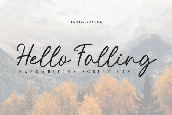 Hello Falling Fonts 1