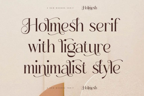 Holmesh Font PNG with transparent background - Preview 2