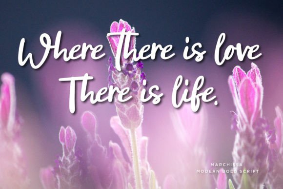 Marchissa Font PNG with transparent background - Preview 1