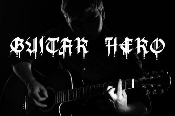 Never Die Font PNG with transparent background - Preview 1