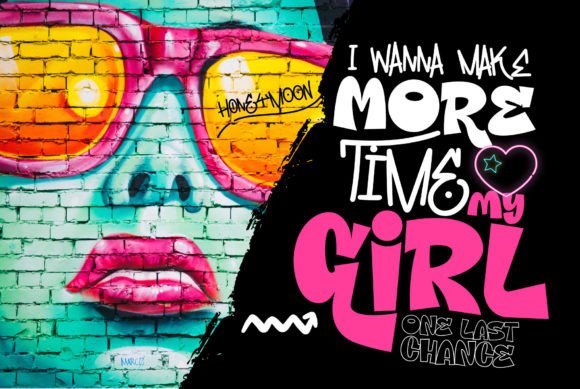 Nice Girl Font PNG with transparent background - Preview 3