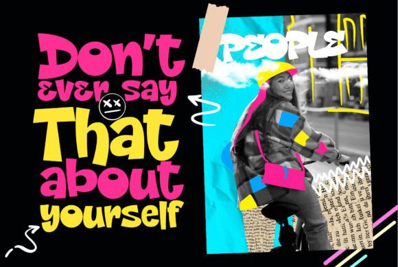 Nice Girl Font PNG with transparent background - Preview 4