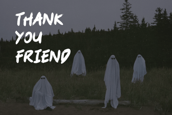 Rhomantic Halloween Font PNG with transparent background - Preview 4