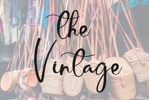 Rustic Market Font PNG with transparent background - Preview 1