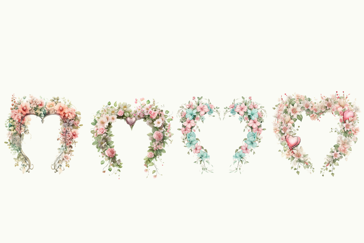 Vintage Wedding Clipart | +90 PNG - photo 7