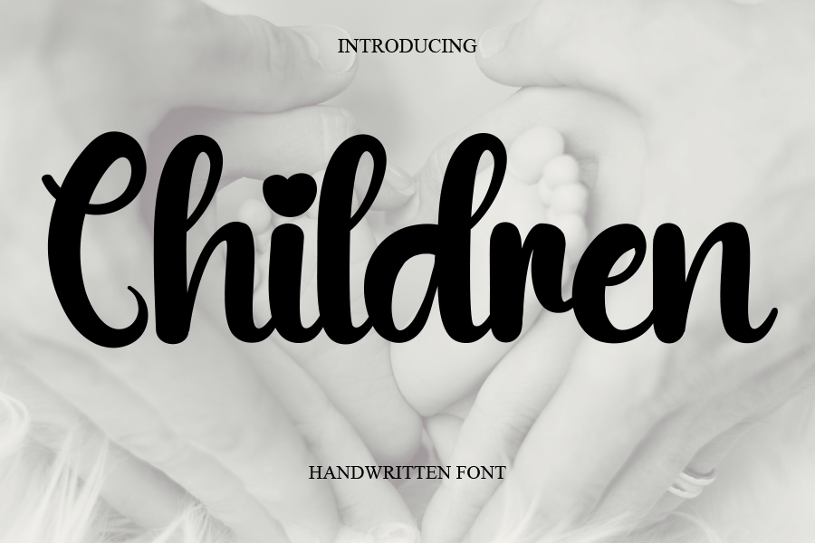 Children Font by cans studio · Creative Fabrica font preview