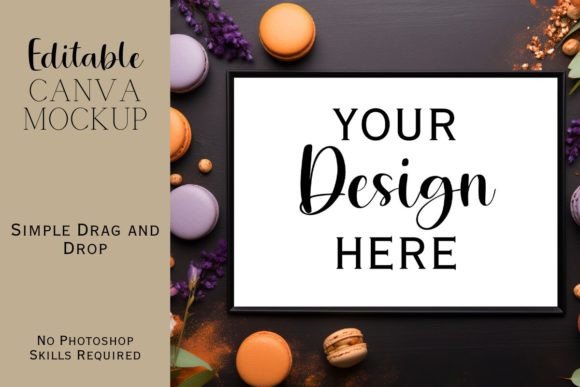 Autumn Canva Flat Lay Mockup