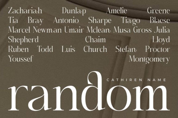 Cathiren Font - Preview 4