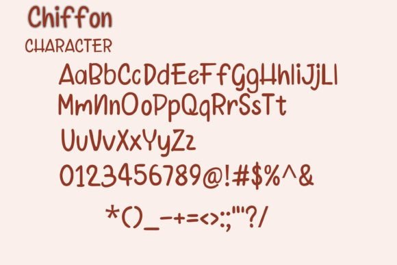 Chiffon Font - Preview 5