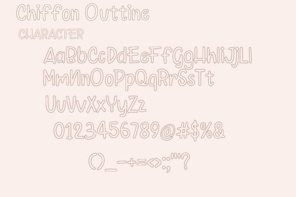 Chiffon Font - Preview 6