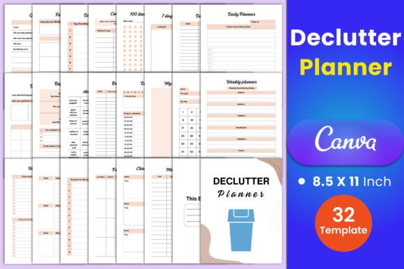 Declutter Planner Canva Interior
