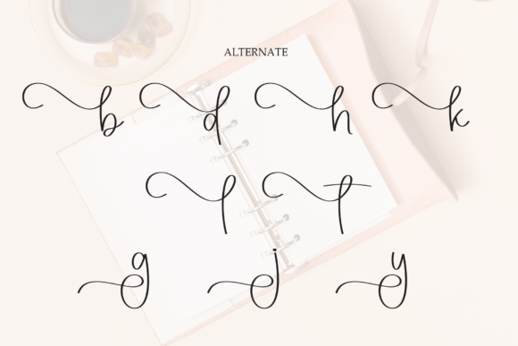 Diarynotes Font - Preview 6