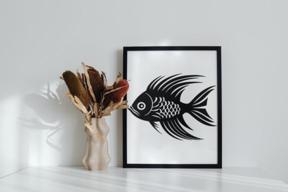 Fish Charm Font PNG with transparent background - Preview 6