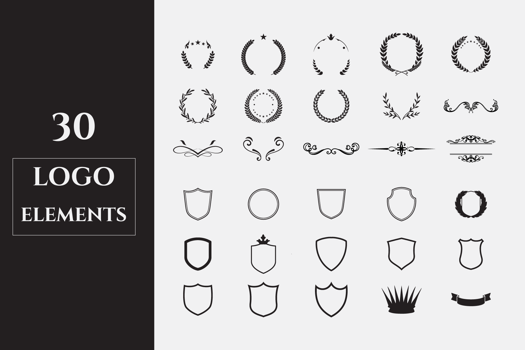 Logo Elements Graphic by 10point5star · Creative Fabrica