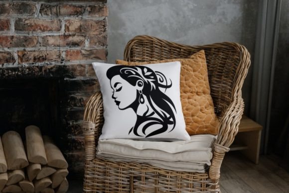 Pin-up Tribal Girl Font PNG with transparent background - Preview 5