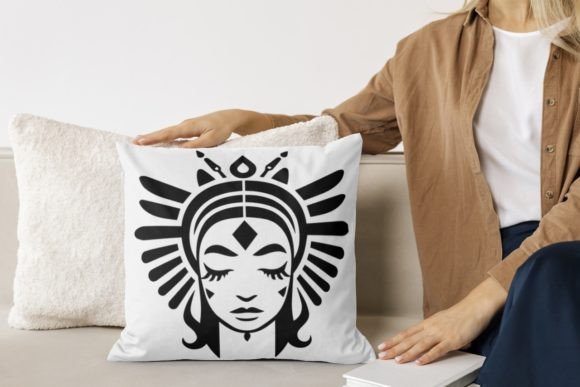 Pin-up Tribal Girl Font PNG with transparent background - Preview 6