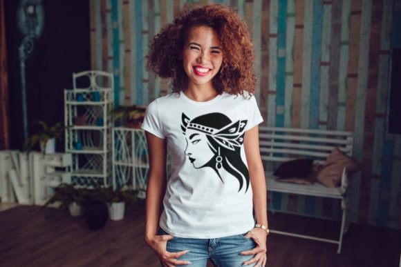 Pin-up Tribal Girl Font PNG with transparent background - Preview 2