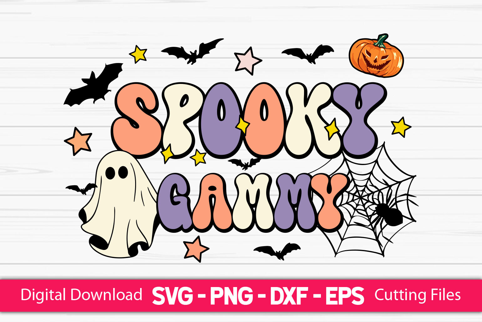 Spooky Gammy Graphic by CraftartSVG · Creative Fabrica