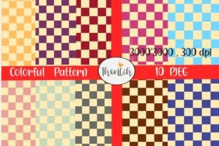 10 Colorful Scott Pattern Graphic by thont.ch · Creative Fabrica