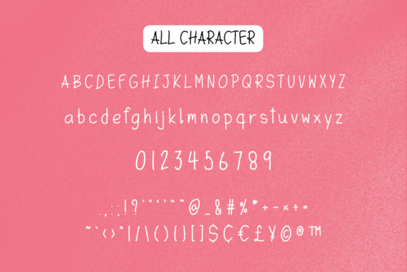 Account Book Font - Preview 6