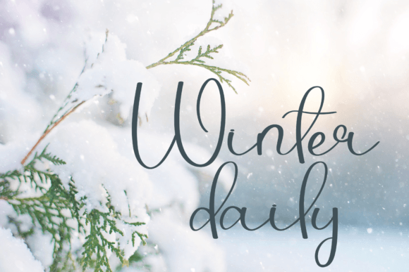 Autum Christmas Font - Preview 1