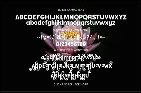 Bladis Font - Preview 1