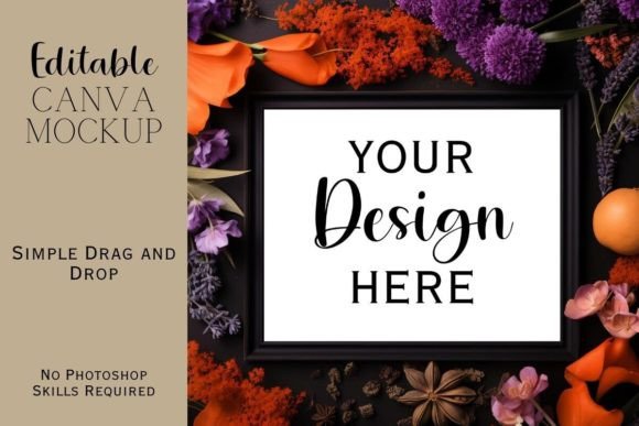 Canva Autumn Flat Lay Mockup