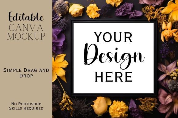 Canva Autumn Flat Lay Mockup