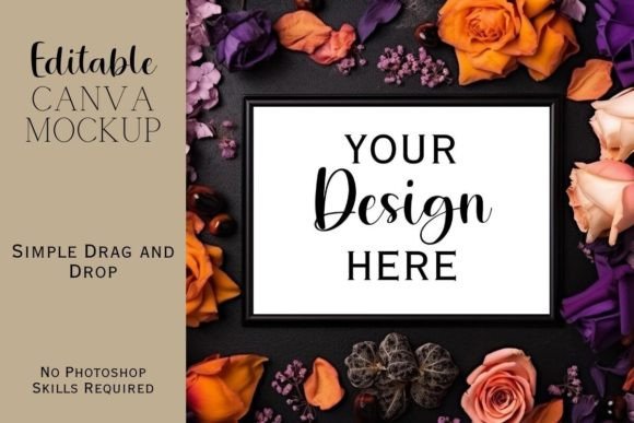 Canva Autumn Flat Lay Mockup