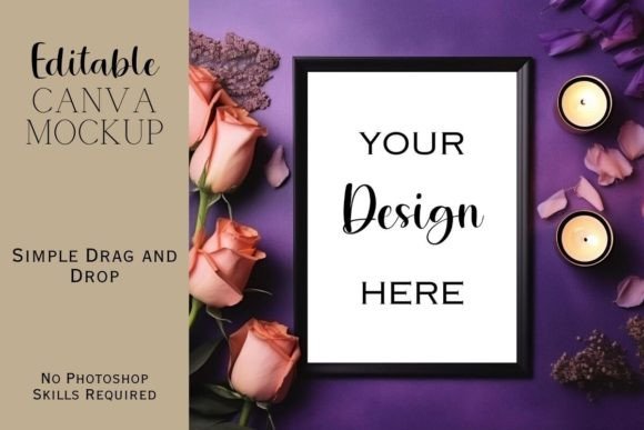 Canva Autumn Flat Lay Mockup