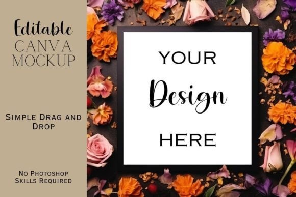 Canva Autumn Flat Lay Mockup