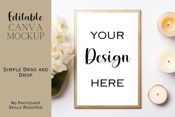 Canva Flat Lay Mockup