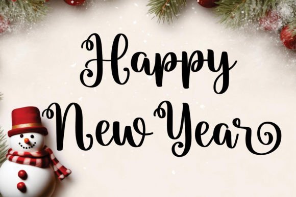 Christmas Wishes Font - Preview 1
