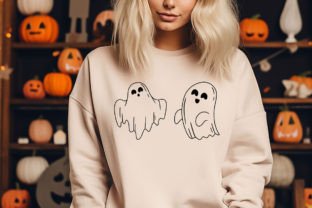 Halloween Cute Ghost SVG, Boo PNG Ghosts Graphic by BB Art Designs ...