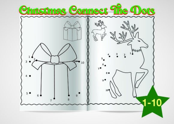 Holiday Dot-to-Dot Puzzles (Christmas)