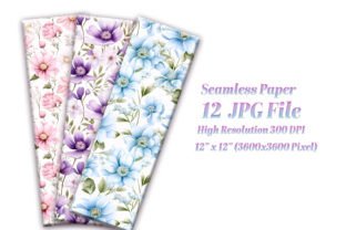 Pastel Flower Digital Paper Pack Graphic by DifferPP · Creative Fabrica