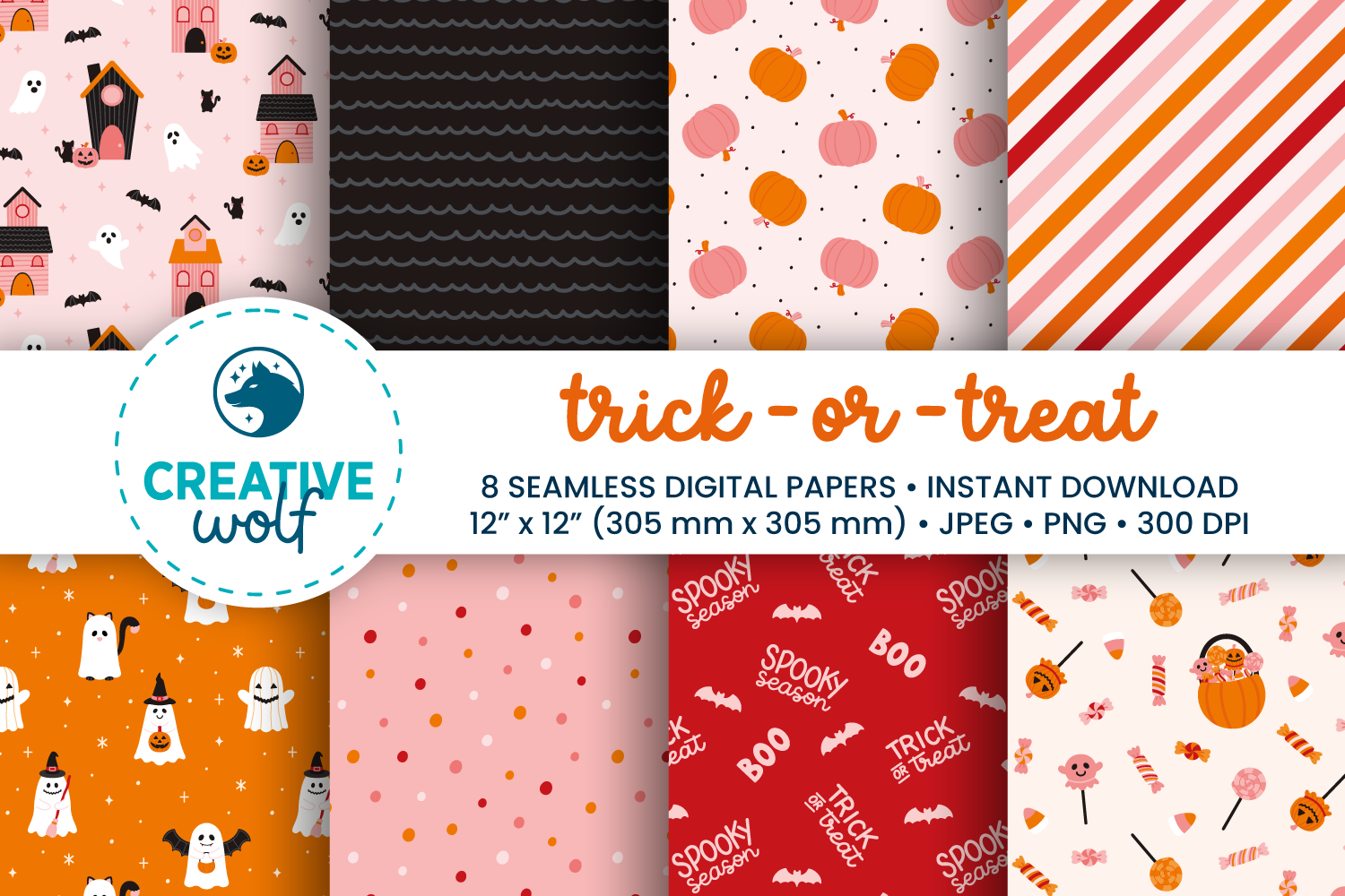 Trick-or-treat Halloween Patterns