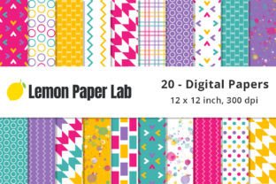 Colorful Geometric Digital Background Graphic by Lemon Paper Lab ...