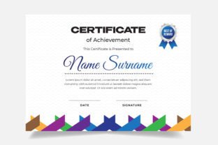 Creative Modern Certificate Template Graphic by panencreative ...