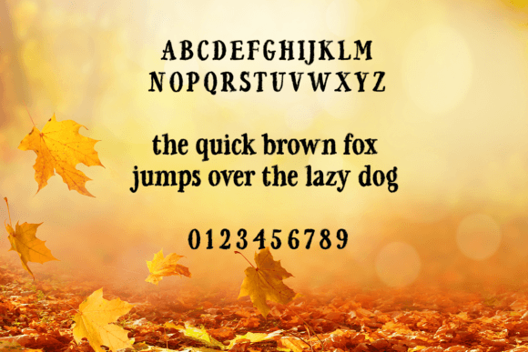Falling for Autumn Font - Preview 1